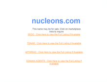 Tablet Screenshot of nucleons.com